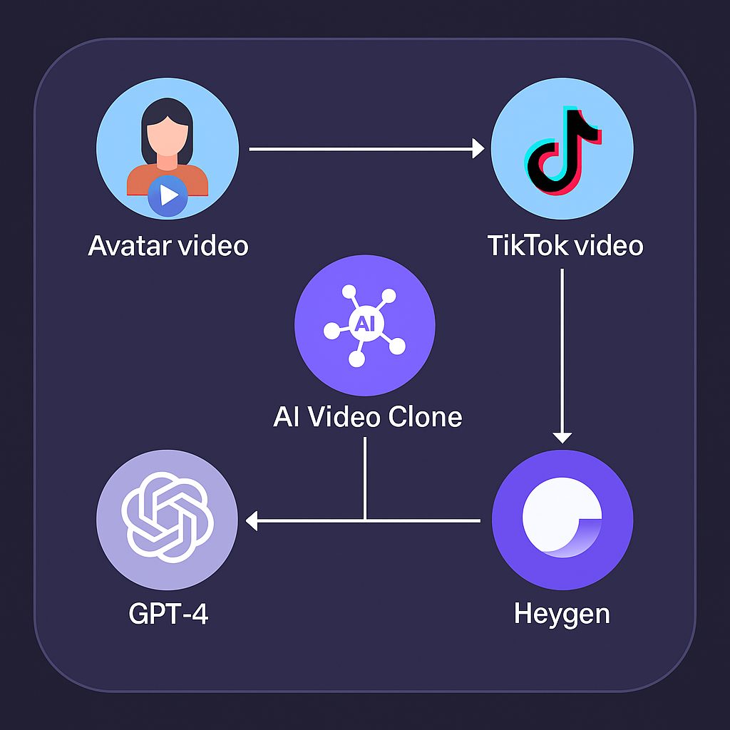 AI Video Clone Blueprint – TikTok Automation with HeyGen + GPT-4o