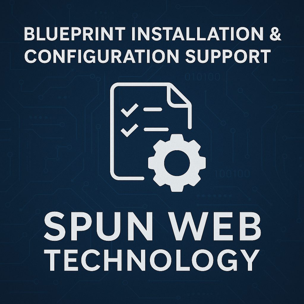 Blueprint Installation &amp; Configuration Support