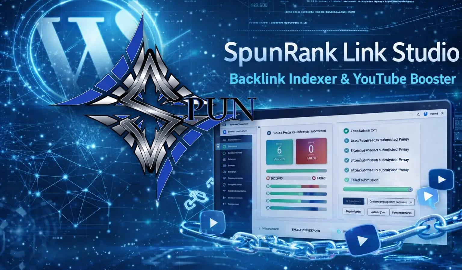 SpunRank Link Studio – WordPress Backlink Indexing &amp; Link Building Automation
