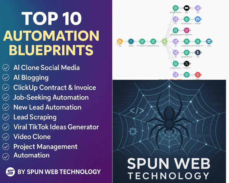Unlock the Power of Automation with My Top 10 Make.com Blueprints