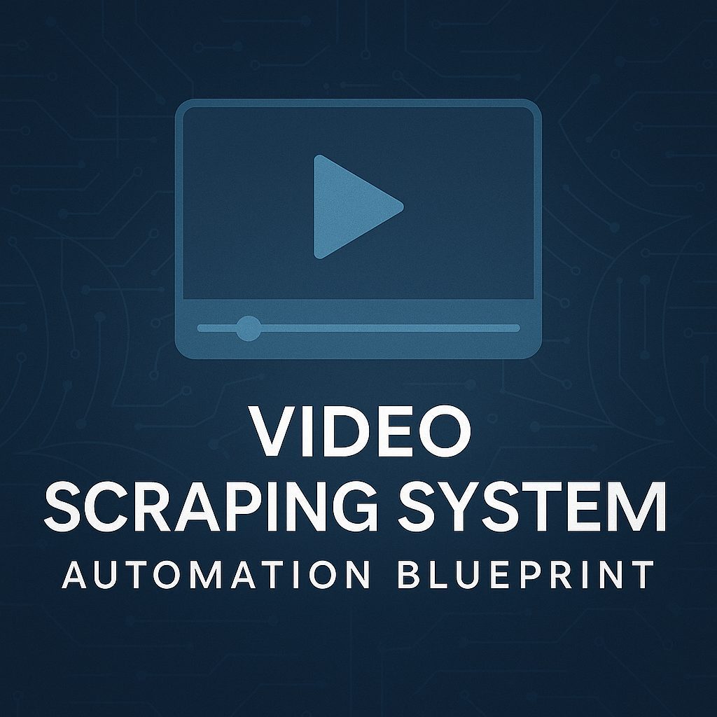 YouTube Scraping System Blueprint